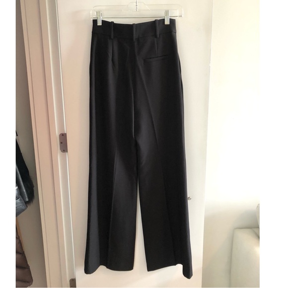 & Other Stories Wide Flared Trousers in Black - Picture 6 of 7